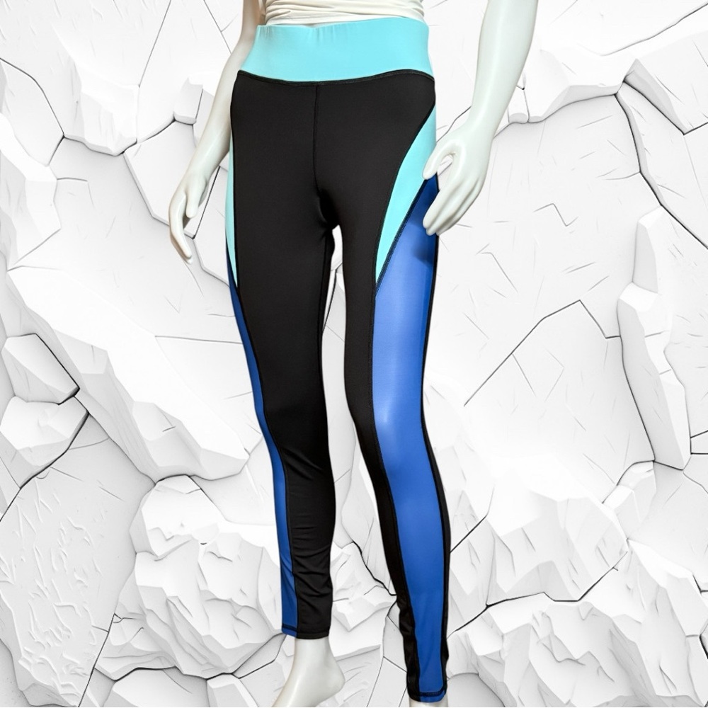 Michi Colour Block Leggings Size L